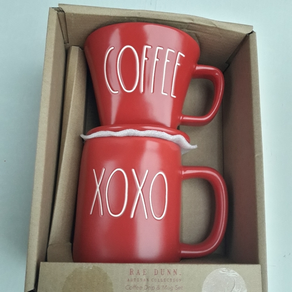 Rae Dunn Other - Mug and Coffee Cup Set XOXO Gift for Her or Him NWT Valentine Red New in Box